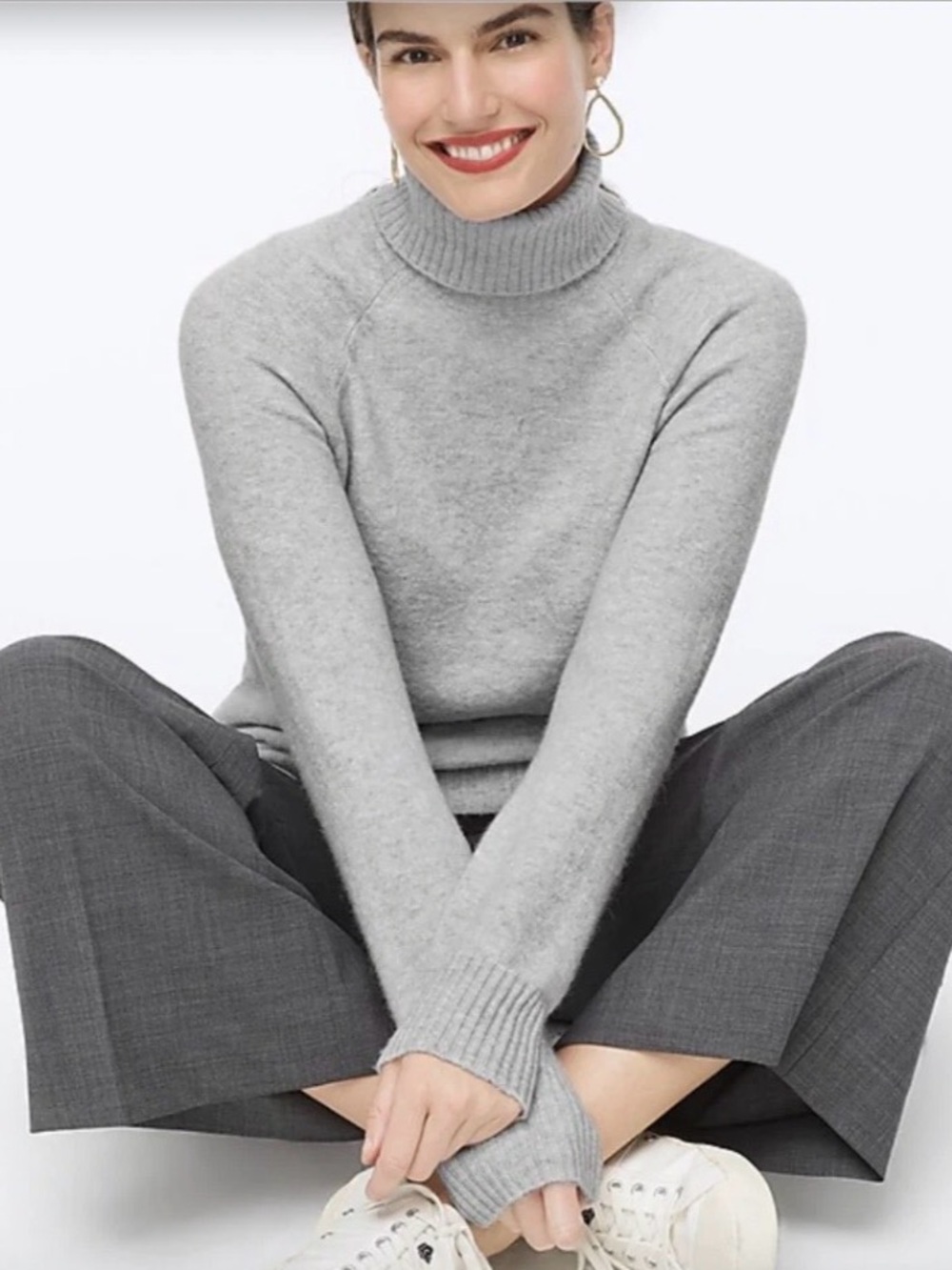 J.Crew Super-soft wool-blend turtleneck sweater
